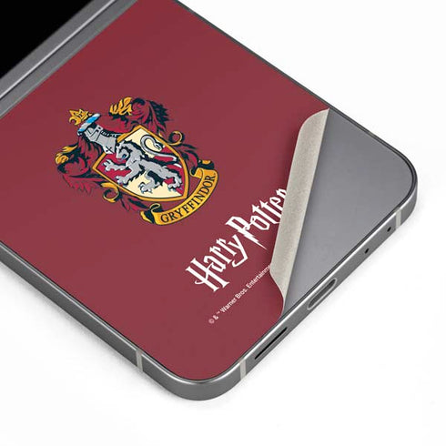 Wizarding World Harry Potter Gryffindor House Crest Galaxy Z Flip6 Skin